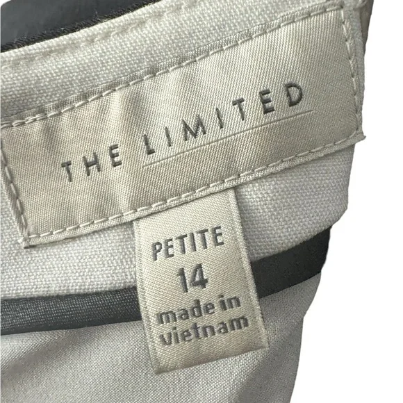 Scandal collection white and black cap sleeve dress by The Limited, petite 14 - Picture 6 of 7